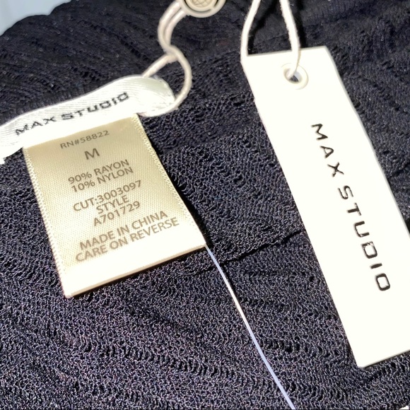 Max Studio Sheer Button Front Cardigan - Picture 5 of 5